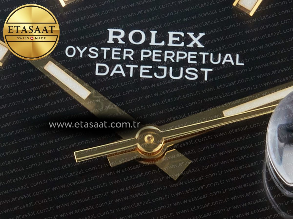 Rolex DateJust 41mm 126333 Clean Best Edition Black Stick Dial on Jubilee Bracelet VR3235 - Görsel 10