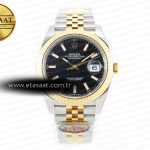 Rolex Datejust 41mm 126333 Clean Siyah Çizgi Kadran VR3235 Eta Saat - Görsel 3 - 1:1 Süper Klon Saat