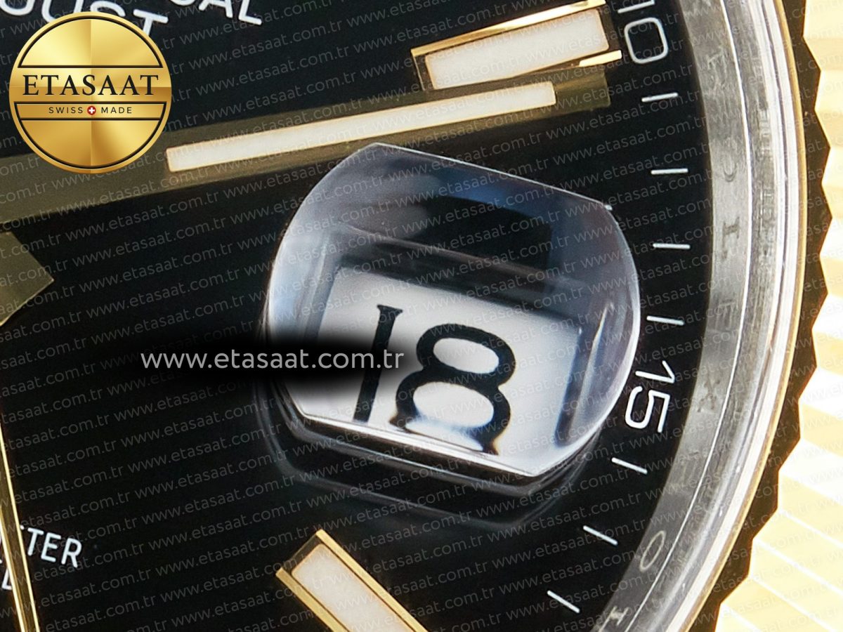 Rolex DateJust 41mm 126333 Clean Best Edition Black Stick Dial on Oyster Bracelet VR3235 - Görsel 11
