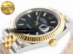 Rolex DateJust 41mm 126333 Clean Best Edition Black Stick Dial on Oyster Bracelet VR3235 - Görsel 6