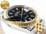 Rolex DateJust 41mm 126333 Clean Best Edition Black Stick Dial on Oyster Bracelet VR3235 - Görsel 7