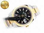 Rolex DateJust 41mm 126333 Clean Best Edition Black Stick Dial on Oyster Bracelet VR3235 - Görsel 8