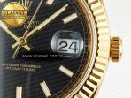 Rolex DayDate 40 228238 ARF 904L Steel Black Stick Dial on President Bracelet VR3255 - Görsel 12