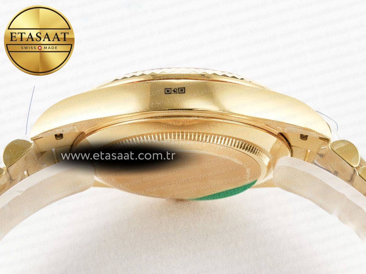 Rolex DayDate 40 228238 ARF 904L Steel Black Stick Dial on President Bracelet VR3255 - Görsel 14