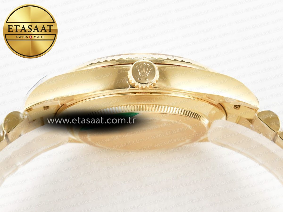 Rolex DayDate 40 228238 ARF 904L Steel Black Stick Dial on President Bracelet VR3255 - Görsel 15