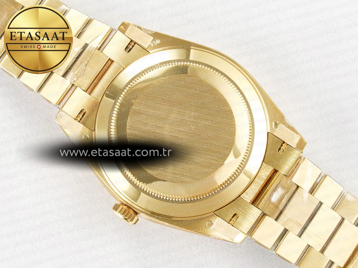 Rolex DayDate 40 228238 ARF 904L Steel Black Stick Dial on President Bracelet VR3255 - Görsel 17