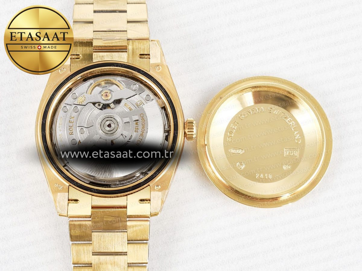 Rolex DayDate 40 228238 ARF 904L Steel Black Stick Dial on President Bracelet VR3255 - Görsel 18