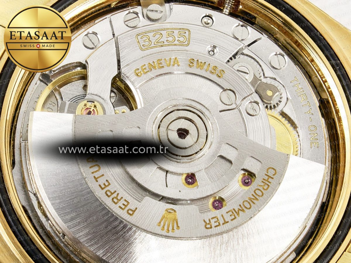 Rolex DayDate 40 228238 ARF 904L Steel Black Stick Dial on President Bracelet VR3255 - Görsel 20