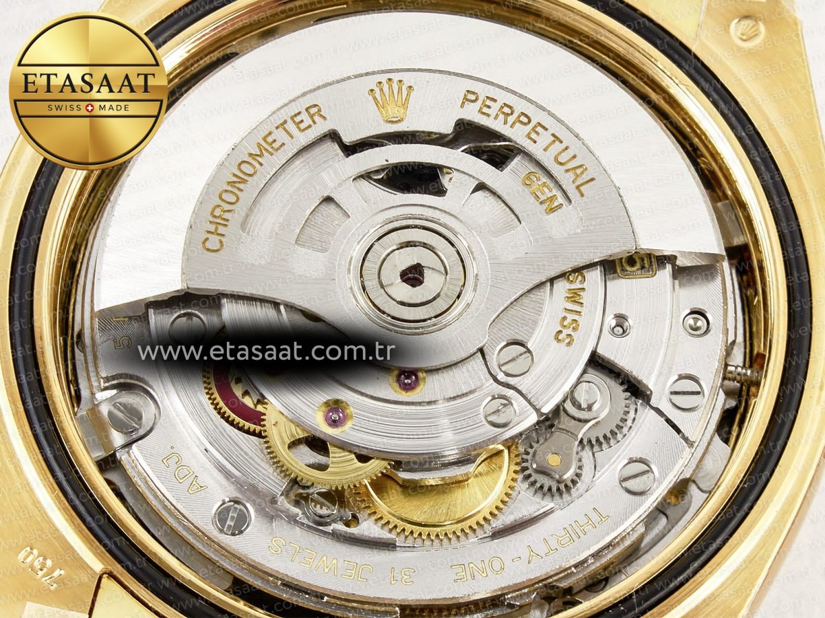 Rolex DayDate 40 228238 ARF 904L Steel Black Stick Dial on President Bracelet VR3255 - Görsel 23