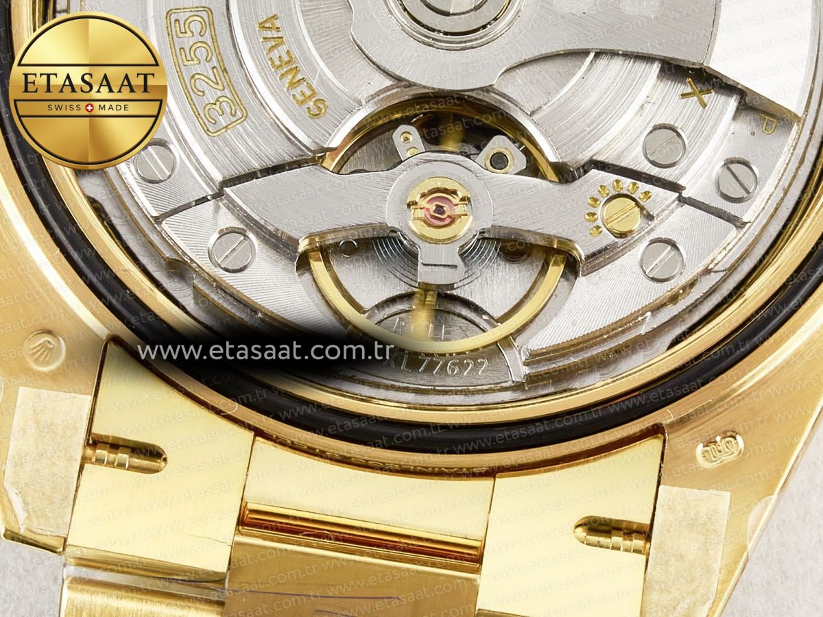 Rolex DayDate 40 228238 ARF 904L Steel Black Stick Dial on President Bracelet VR3255 - Görsel 24