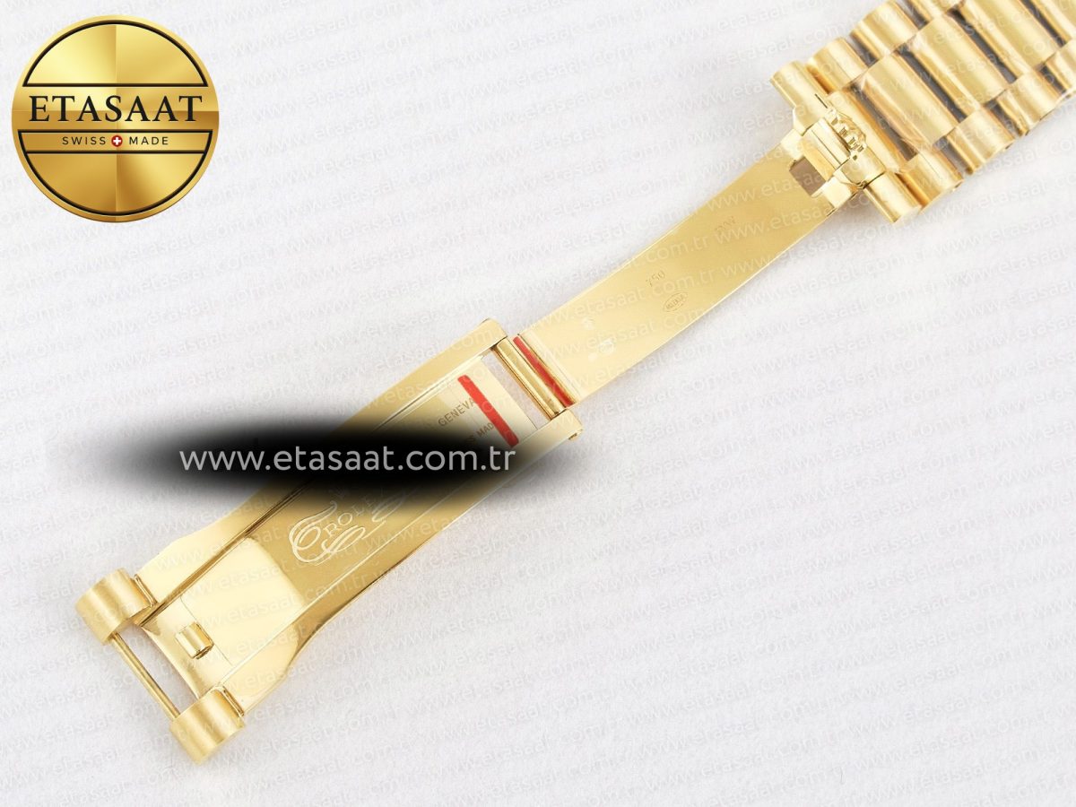 Rolex DayDate 40 228238 ARF 904L Steel Black Stick Dial on President Bracelet VR3255 - Görsel 28