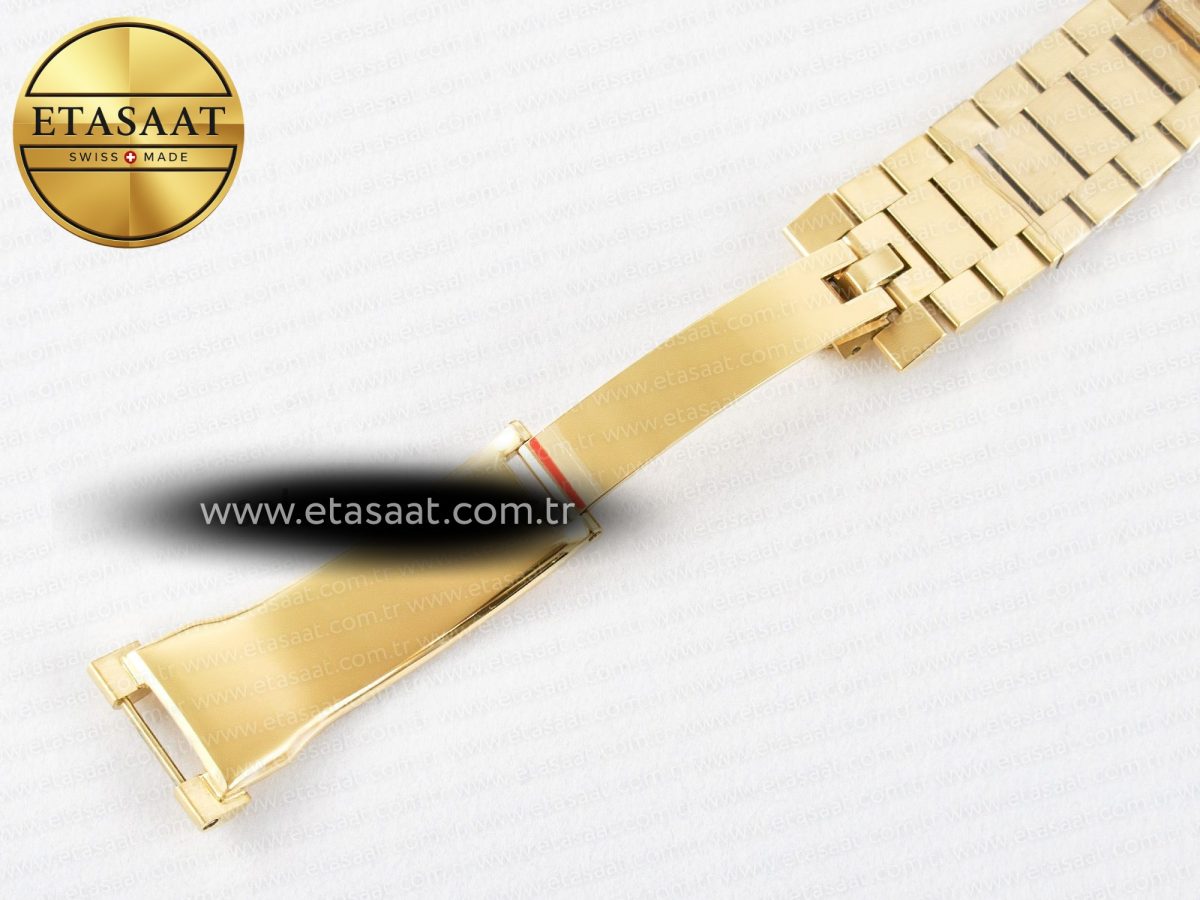 Rolex DayDate 40 228238 ARF 904L Steel Black Stick Dial on President Bracelet VR3255 - Görsel 30