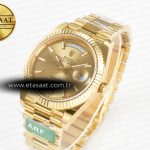 Rolex DayDate 40 228238 ARF 904L Steel Gold Stick Dial on President Bracelet VR3255