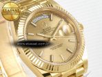 Rolex DayDate 40 228238 ARF 904L Steel Gold Stick Dial on President Bracelet VR3255 - Görsel 5