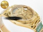 Rolex DayDate 40 228238 ARF 904L Steel Gold Stick Dial on President Bracelet VR3255 - Görsel 7