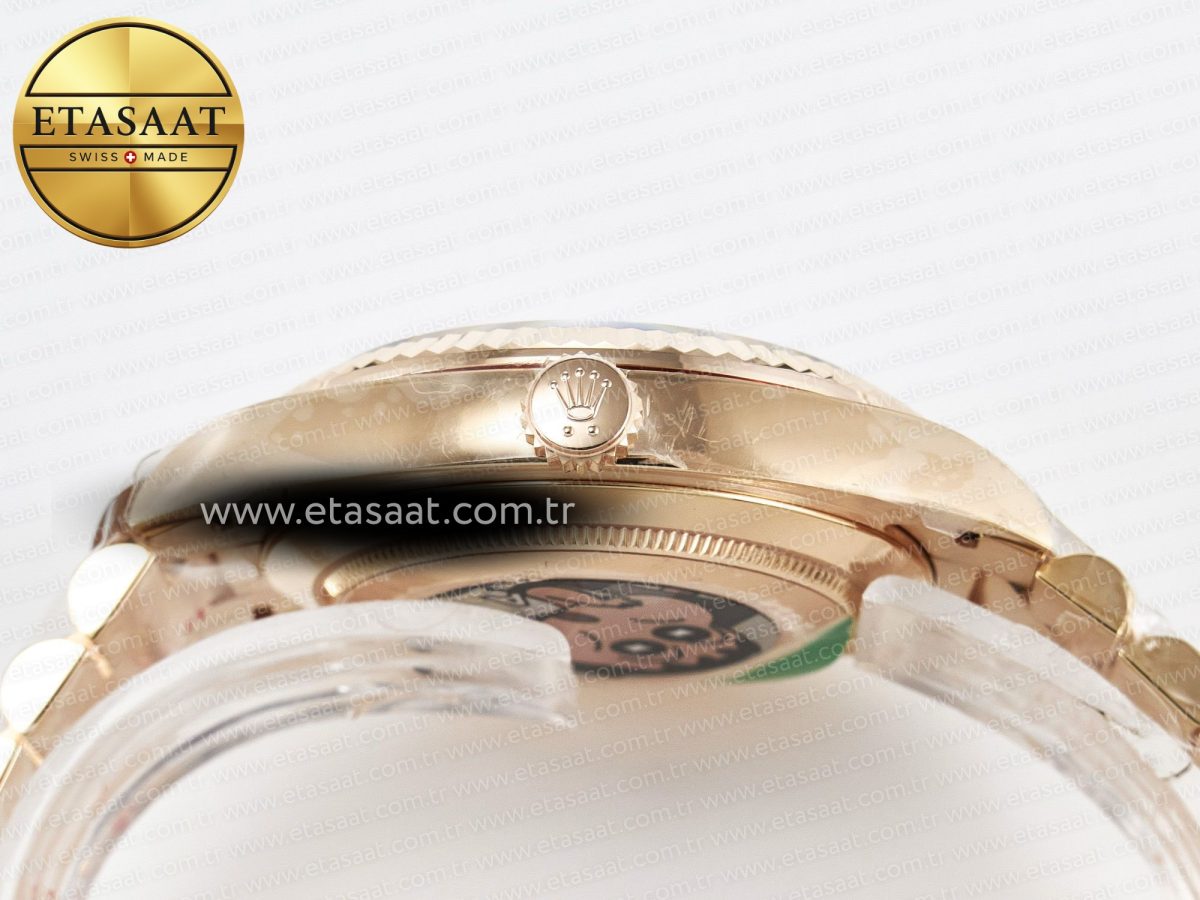 Rolex Day Date 40 RG 228235 ARF 1:1 Best Edition Black Roman Dial on President Bracelet VR3255 - Görsel 15