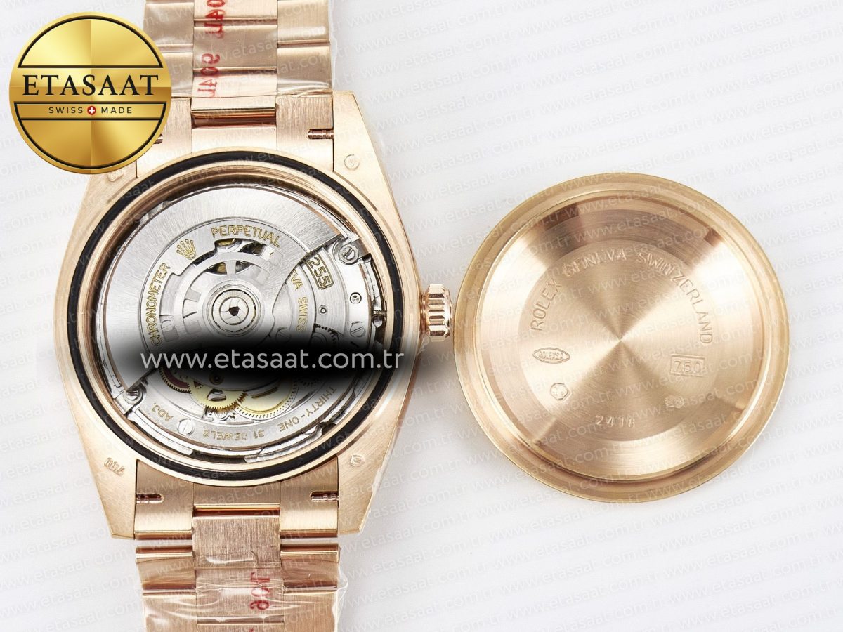 Rolex Day Date 40 RG 228235 ARF 1:1 Best Edition Black Roman Dial on President Bracelet VR3255 - Görsel 18