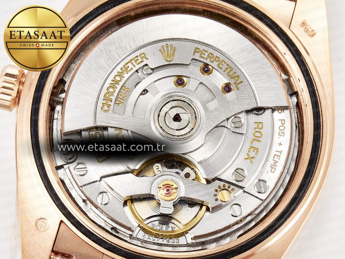 Rolex Day Date 40 RG 228235 ARF 1:1 Best Edition Black Roman Dial on President Bracelet VR3255 - Görsel 24