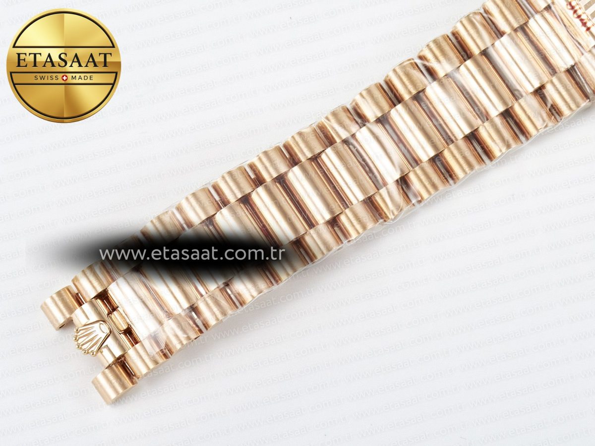 Rolex Day Date 40 RG 228235 ARF 1:1 Best Edition Black Roman Dial on President Bracelet VR3255 - Görsel 27