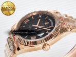 Rolex Day Date 40 RG 228235 ARF 1:1 Best Edition Black Roman Dial on President Bracelet VR3255 - Görsel 6