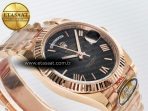 Rolex Day Date 40 RG 228235 ARF 1:1 Best Edition Black Roman Dial on President Bracelet VR3255 - Görsel 7