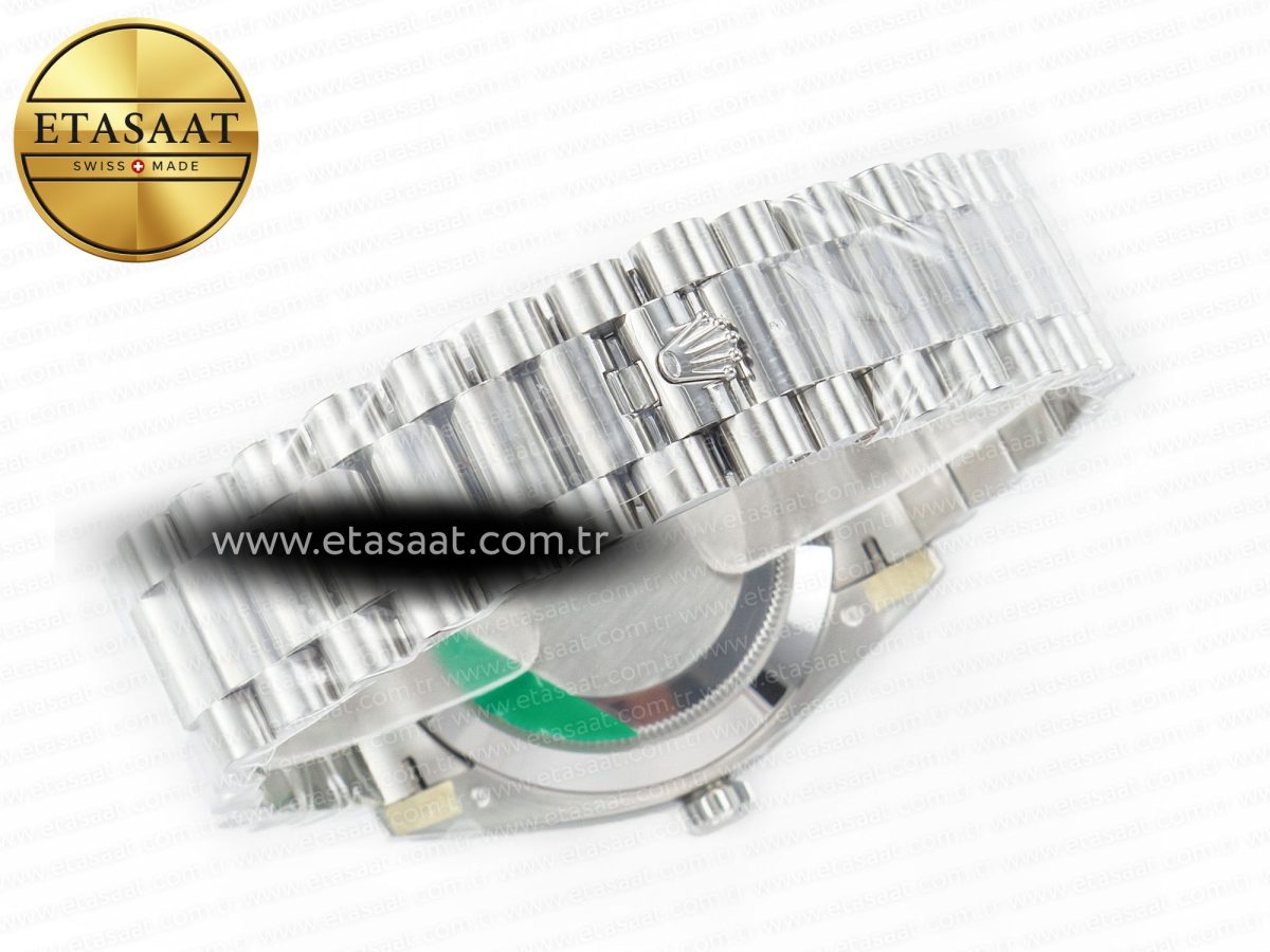 Rolex Day Date 40 SS 228239 ARF 1:1 Best Edition Green Roman Dial on President Bracelet VR3255 - Görsel 16