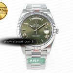 Rolex Day-Date 40 228239 ARF Yeşil Roma Kadran VR3255 Eta Saat - Görsel 3 - 1:1 Süper Klon Saat