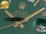 Rolex DayDate 40 YG 228238 ARF 1:1 Best Edition Green Roman Dial on President Bracelet VR3255 - Görsel 11