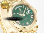Rolex DayDate 40 YG 228238 ARF 1:1 Best Edition Green Roman Dial on President Bracelet VR3255 - Görsel 5
