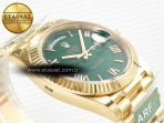 Rolex DayDate 40 YG 228238 ARF 1:1 Best Edition Green Roman Dial on President Bracelet VR3255 - Görsel 7