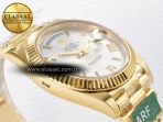 Rolex DayDate 40 YG 228238 ARF 1:1 Best Edition Silver Roman Dial on President Bracelet VR3255 - Görsel 7