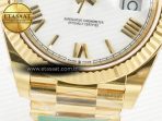 Rolex DayDate 40 YG 228238 ARF 1:1 Best Edition White Roman Dial on President Bracelet VR3255 - Görsel 13