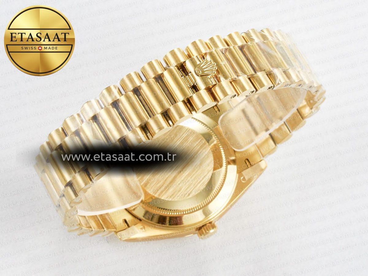 Rolex DayDate 40 YG 228238 ARF 1:1 Best Edition White Roman Dial on President Bracelet VR3255 - Görsel 16