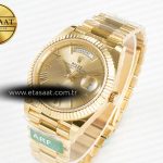 Rolex DayDate 40 YG 228238 ARF 1:1 Best Edition YG Roman Dial on President Bracelet VR3255