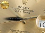 Rolex DayDate 40 YG 228238 ARF 1:1 Best Edition YG Roman Dial on President Bracelet VR3255 - Görsel 10