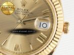 Rolex DayDate 40 YG 228238 ARF 1:1 Best Edition YG Roman Dial on President Bracelet VR3255 - Görsel 11