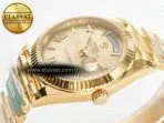 Rolex DayDate 40 YG 228238 ARF 1:1 Best Edition YG Roman Dial on President Bracelet VR3255 - Görsel 6