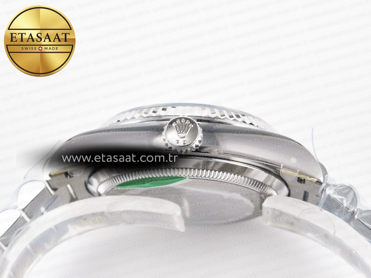Rolex Daydate 128239 36mm Colour Jigsaw Puzzle SS QHF Best Edition Turquoise Blue Dial on SS President Bracelet A2834 - Görsel 13