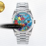 Rolex Day-Date 128239 36mm Colour Jigsaw Puzzle Qhf A2834 Eta Saat - Görsel 3 - 1:1 Süper Klon Saat