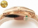 Rolex DayDate 40 228235 ARF 904L Steel Brown Crystal Diamonds Bezel on President Bracelet VR3255 - Görsel 15