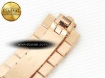 Rolex DayDate 40 228235 ARF 904L Steel Brown Crystal Diamonds Bezel on President Bracelet VR3255 - Görsel 32