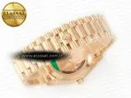 Rolex DayDate 40 228235 ARF 904L Steel Brown Stick Dial on President Bracelet VR3255 - Görsel 16