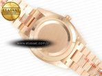 Rolex DayDate 40 228235 ARF 904L Steel Brown Stick Dial on President Bracelet VR3255 - Görsel 17