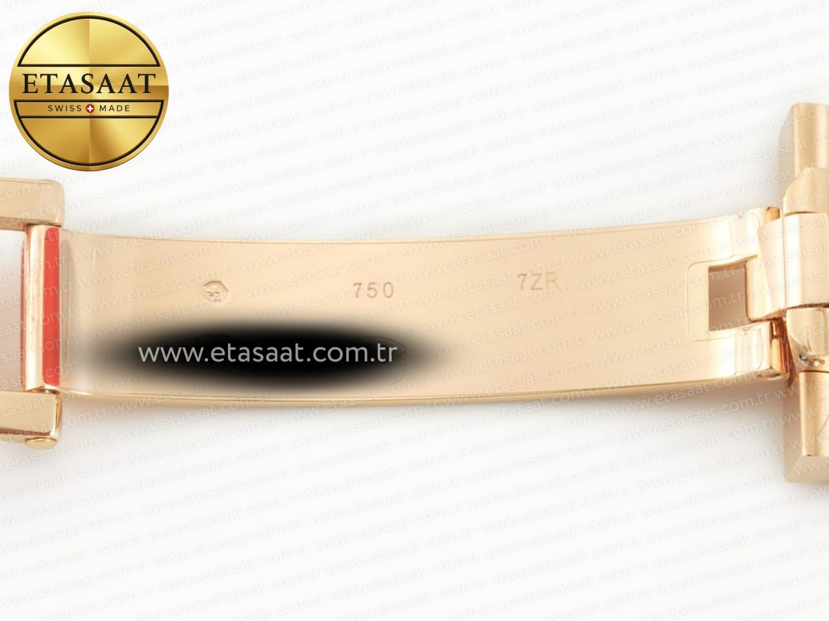 Rolex DayDate 40 228235 ARF 904L Steel Brown Stick Dial on President Bracelet VR3255 - Görsel 30