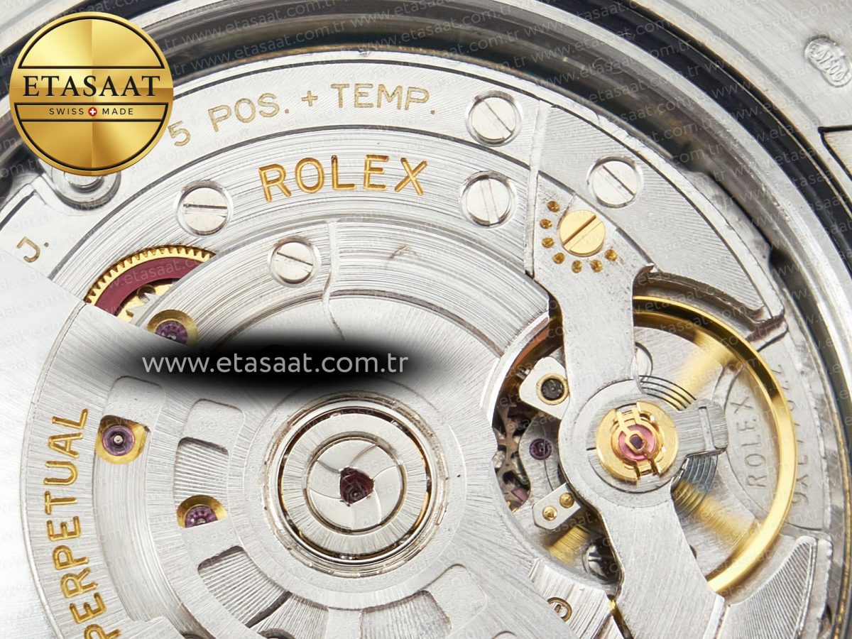 Rolex DayDate 40 228236 ARF 904L Steel Tiffany Blue Crystal Diamonds Bezel on President Bracelet VR3255 - Görsel 22