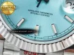 Rolex DayDate 40 228236 ARF 904L Steel Tiffany Blue Stick Dial on President Bracelet VR3255 - Görsel 12