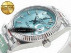 Rolex DayDate 40 228236 ARF 904L Steel Tiffany Blue Stick Dial on President Bracelet VR3255 - Görsel 6