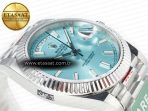 Rolex DayDate 40 228236 ARF 904L Steel Tiffany Blue Stick Dial on President Bracelet VR3255 - Görsel 7