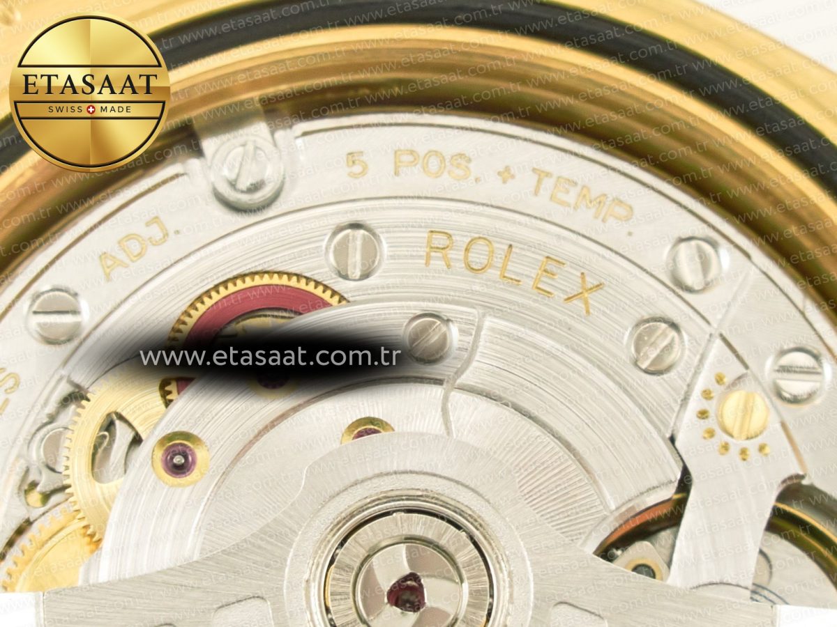 Rolex DayDate 40 228238 ARF 904L Steel Black Crystal Diamonds Bezel on President Bracelet VR3255 - Görsel 21