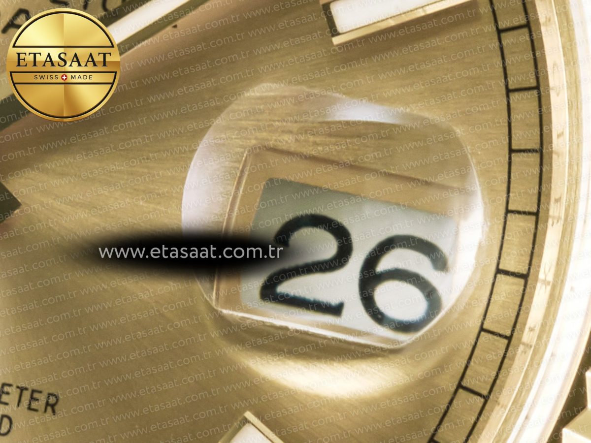 Rolex DayDate 40 228238 ARF 904L Steel Gold Stick Dial on President Bracelet VR3255 - Görsel 10